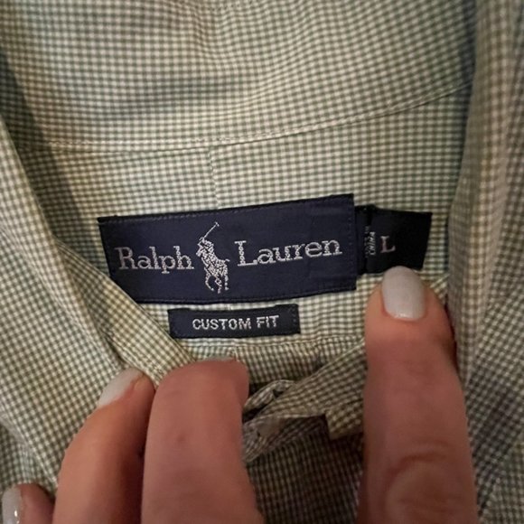 Ralph Lauren Casual Dress Shirt Size L - Picture 3 of 4